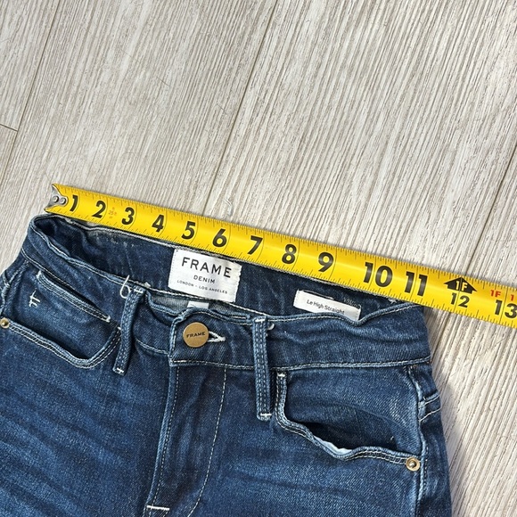 Frame Denim Le High Straight Blue Jeans size 25 - Picture 10 of 10